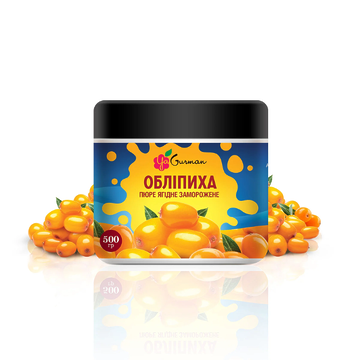 Облепиха пюре замороженная, 0,5кг