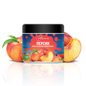 Персик пюре замороженное, 0,5кг