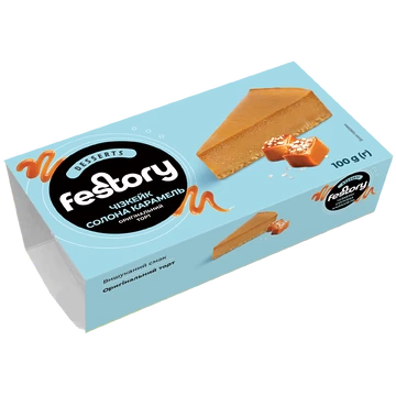 Торт оригинальный Чизкейк Соленая Карамель, 100г