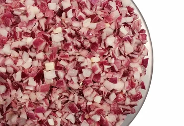 Лук репчатый кубик (красный) замороженный, 0,5кг