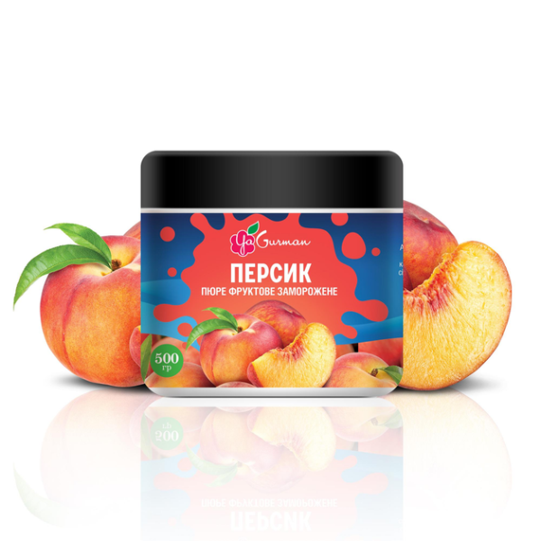 Персик пюре заморожений, 0,5кг